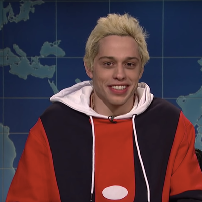 Pete Davidson on <em>Weekend Update</em>.