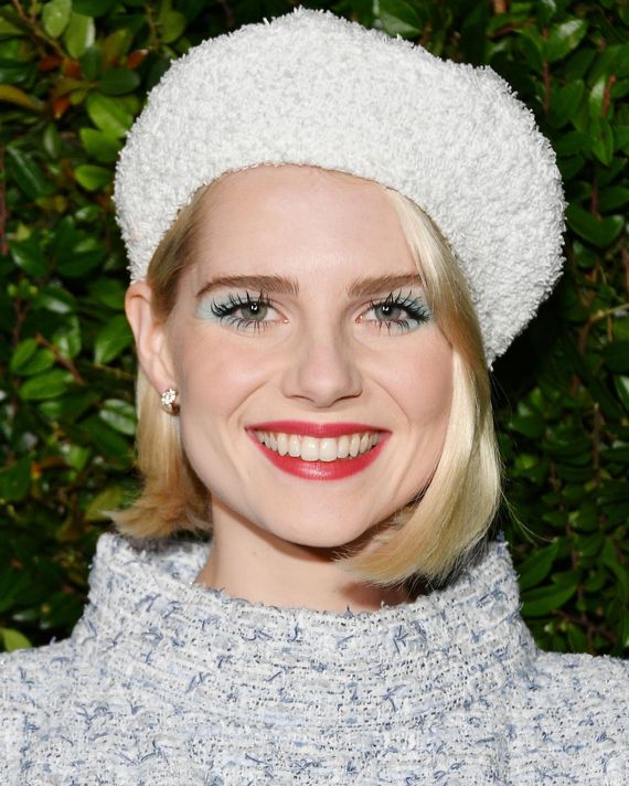 Actress Lucy Boynton Had the Best Red Carpet Beauty Looks
