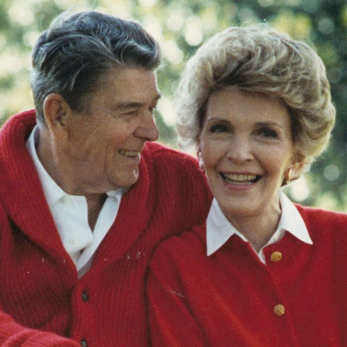 Ronald and Nancy Reagan.