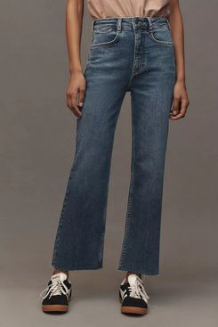 The Annie High-Rise Straight-Leg Jeans by Pilcro