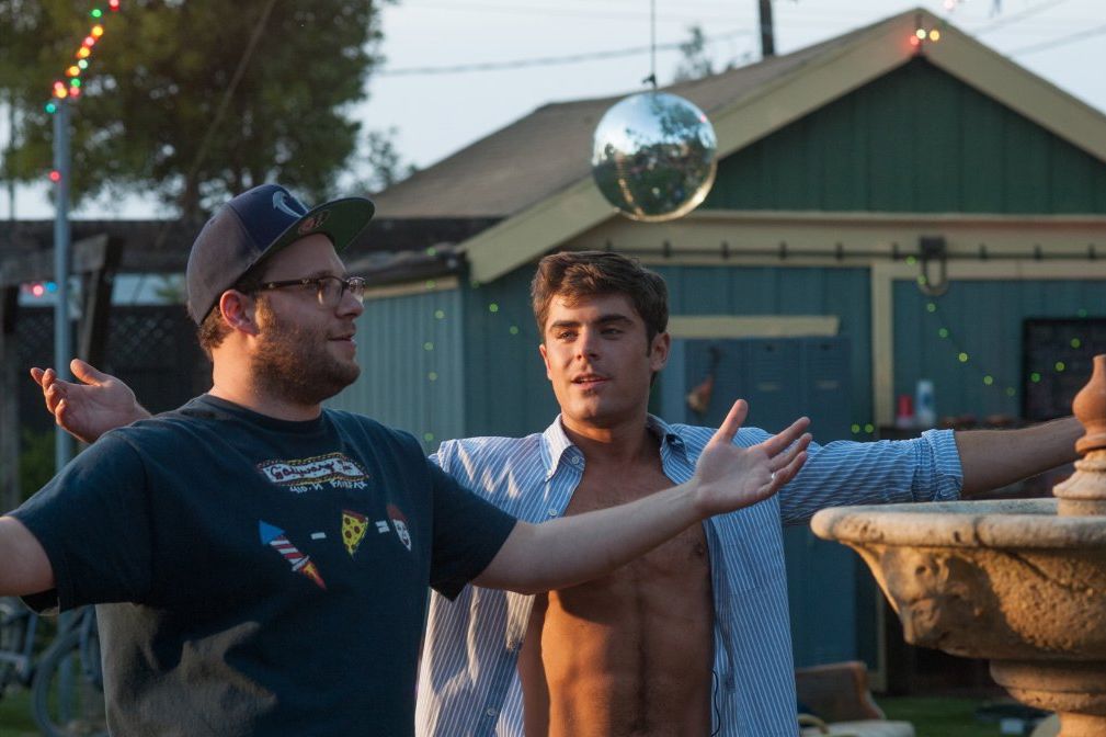 Neighbors' stars Zac Efron and Seth Rogen form a fraternity of dude - Los  Angeles Times