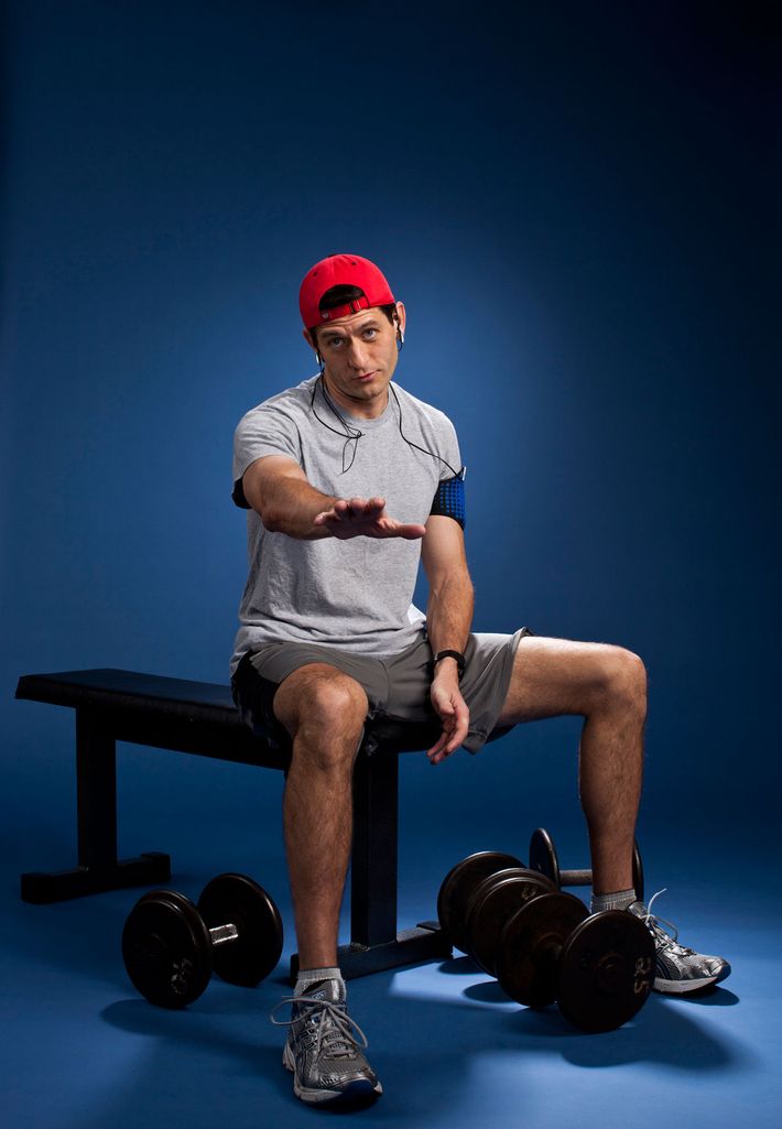 Paul Ryan in a gym outfit.