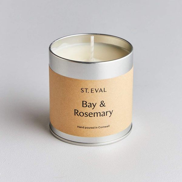 Bay and Rosemary Scented Tin Candle