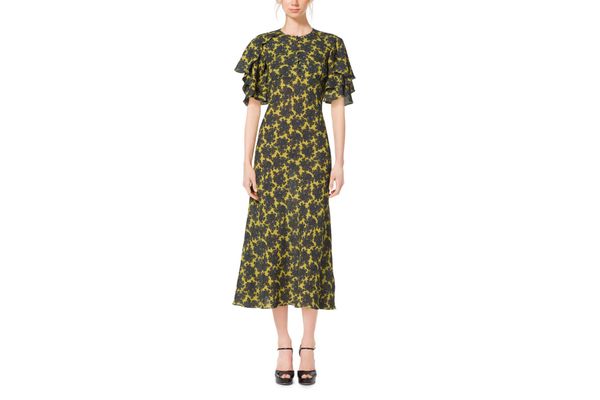 Michael Kors Collection Paisley Silk-Georgette Dress
