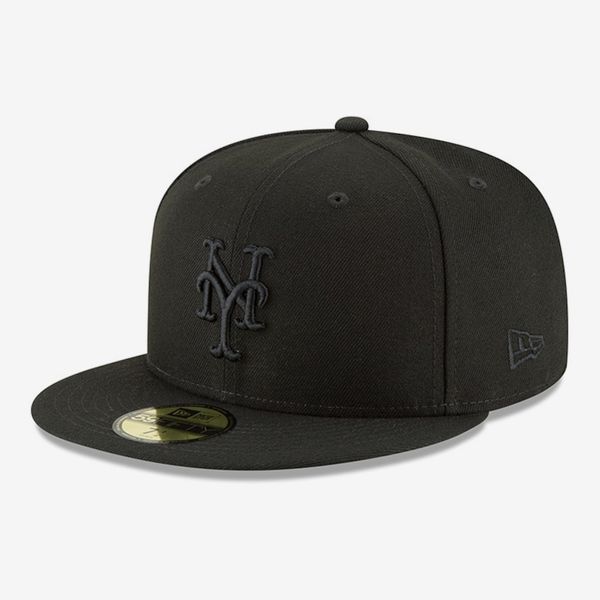 MLB Men’s New York Mets New Era Black Primary Logo Basic Fitted Hat