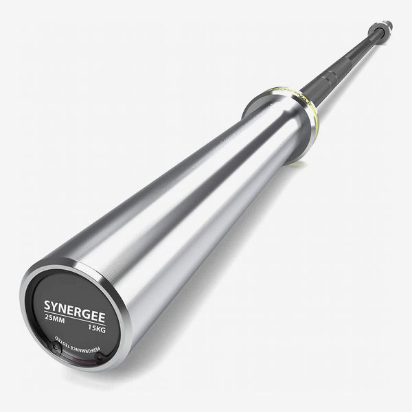 Synergee Open 15kg Black Phosphate and Chrome Olympic Barbell