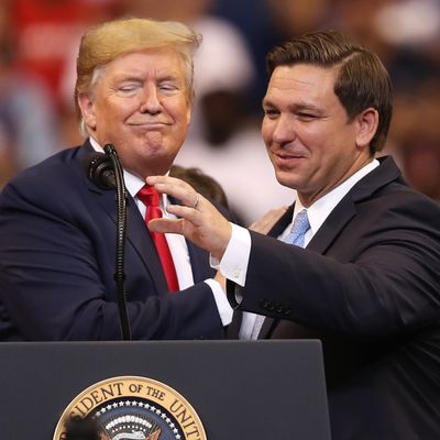 President Donald Trump and Governor Ron DeSantis.