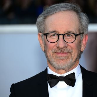 Best Director nominee Steven Spielberg arrives on the red carpet for the 85th Annual Academy Awards on February 24, 2013 in Hollywood, California.