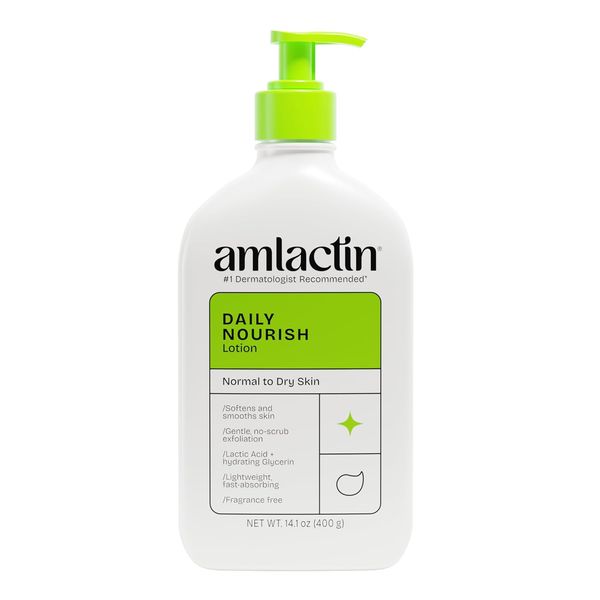AmLactin Daily Nourish Lotion with 12% Lactic Acid AHA - 14.1 Oz.