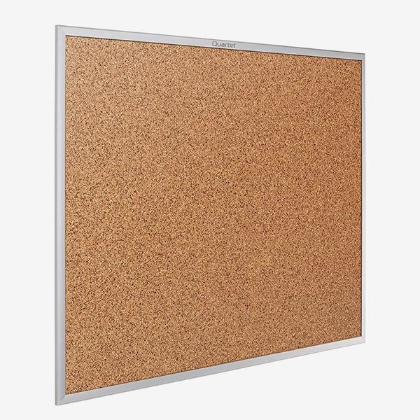 Quartet Cork Board, Bulletin Board, 5' x 3' Corkboard, Aluminum Frame