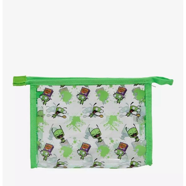 Invader Zim GIR Snacks Clear Makeup Bag