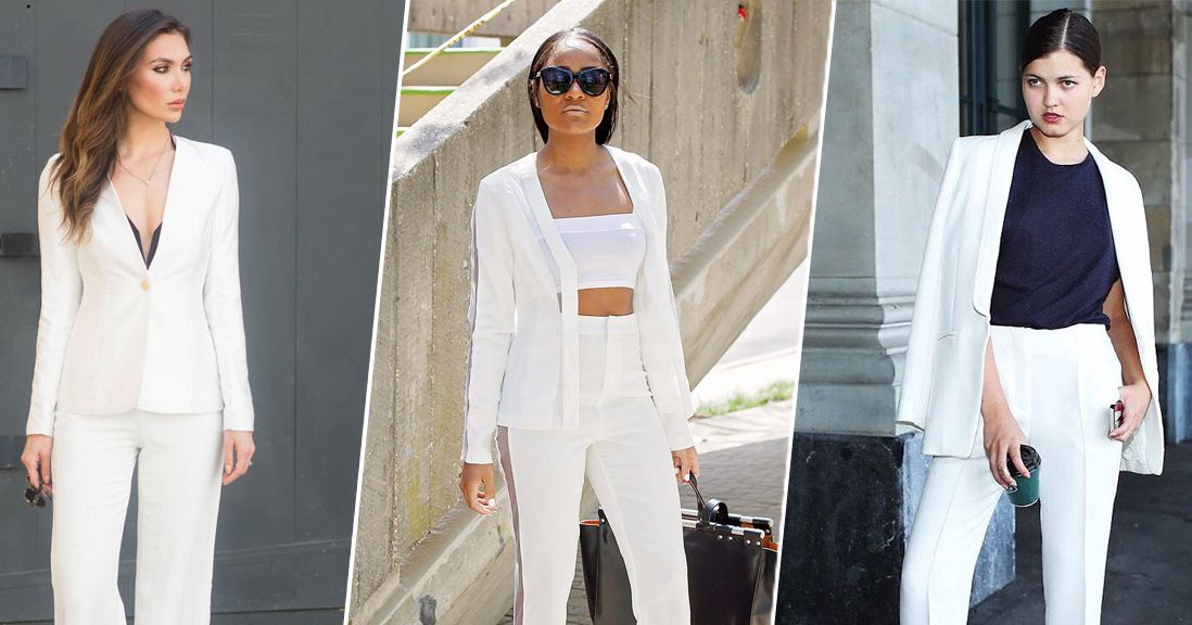 14 Ways to Wear a White Suit Like Bianca Jagger