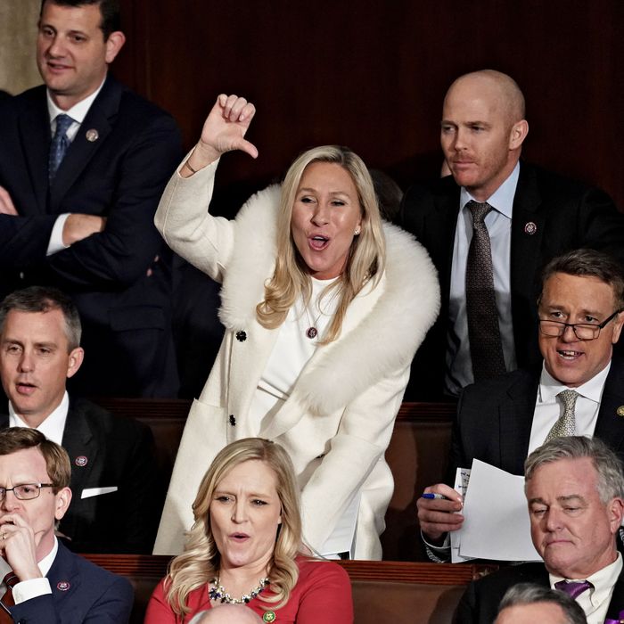 Marjorie Taylor Greene, Hecklers Won the State of the Union