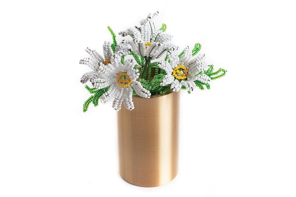 Beaded Flower and Vase