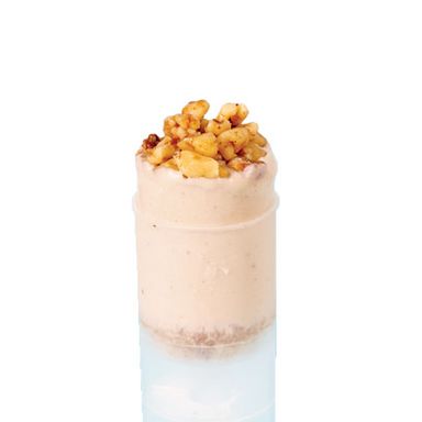 All the eighties rage, the Push Pop has grown up—and gone vegan. Alchemy Creamery recently introduced its “magic wand,” a push-up layered with a rotating selection of vegan cake (coconut, ginger, chocolate), nut-based ice cream (piña colada, green tea, chocolate chai), and one complimentary topping. The almond cake, caramel ice cream, and salted-walnut version hits all the right salty-sweet notes. $6; Smorgasburg.
