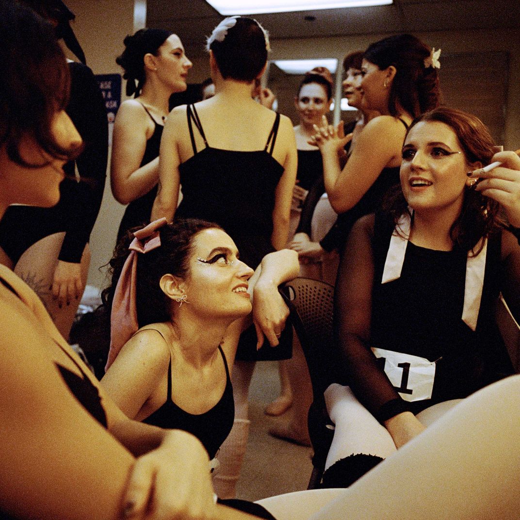 Backstage at the Balletcore Recital