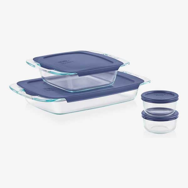 Pyrex Grab Glass Bakeware and Food Storage Set (8-Piece)