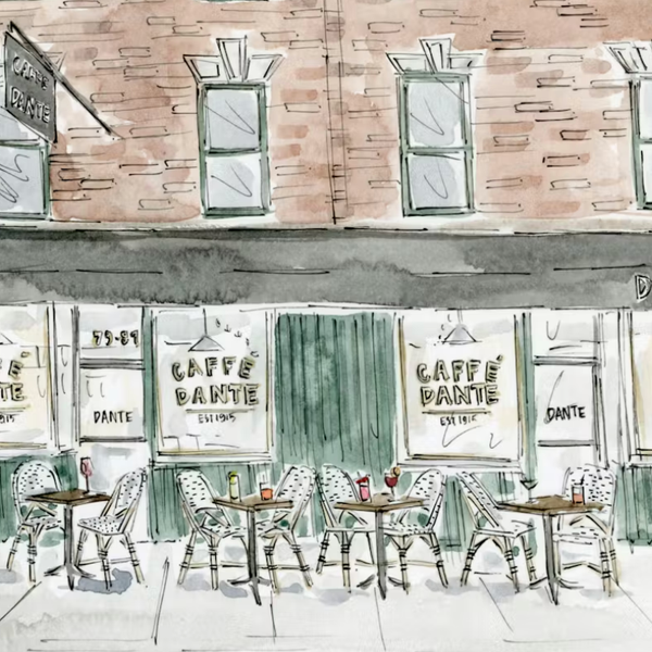 Caffe Dante Streetscape Print
