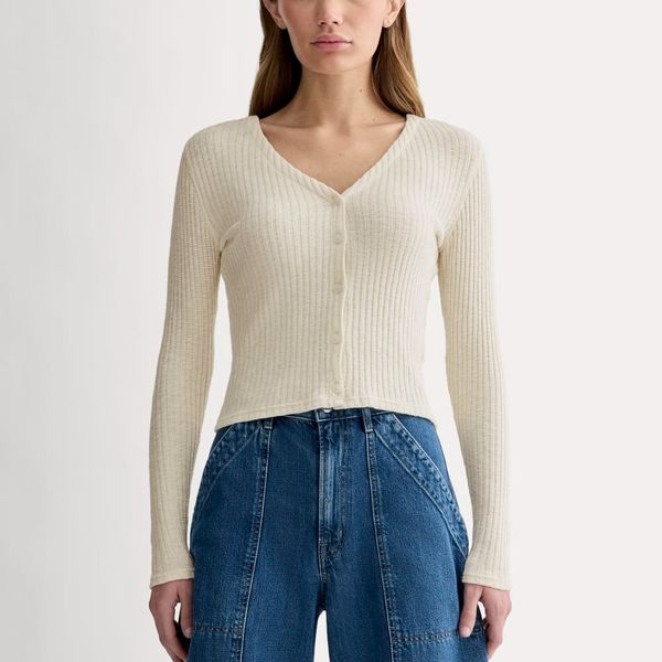 Everlane the Cozy Rib Cardigan
