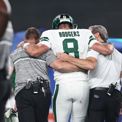 Aaron Rodgers' injury is crushing blow to New York Jets' hopes