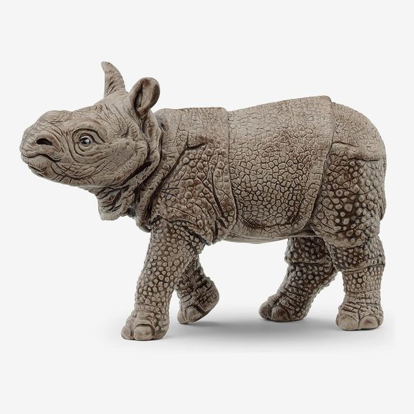 Schleich Wild Life Safari Animals Baby Indian Rhinoceros Toy Figurine