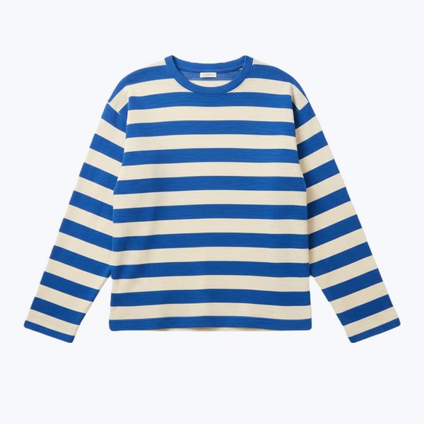 Faherty Sunwashed Organic Long-Sleeve Retro Tee