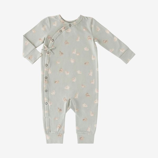 Pehr Littles Snap Front Stretch Organic Cotton Romper