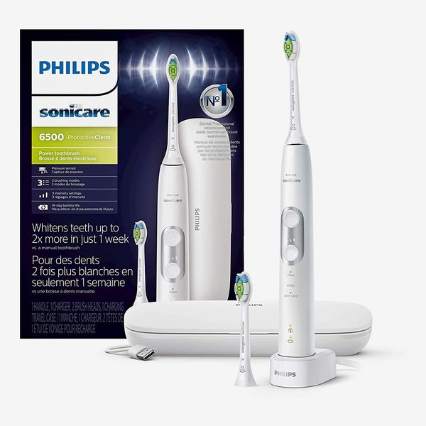 Philips Sonicare ProtectiveClean 6500 Electric Toothbrush with Charging Travel Case and Extra Brush Head