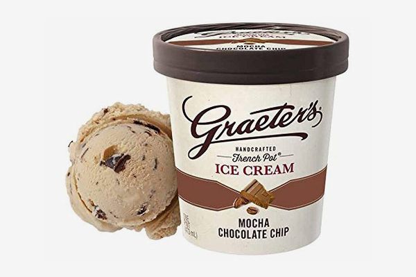 Graeter’s Premium Ice Cream, Mocha Chocolate Chip, Pint (8 Count)