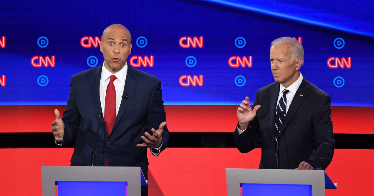 Cory Booker Comes Out Swinging at Joe Biden