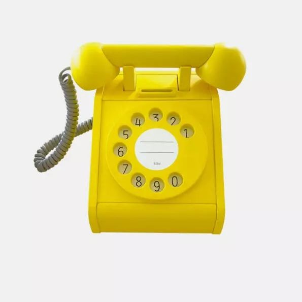 Kiko+ GG Wooden Telephone - Yellow