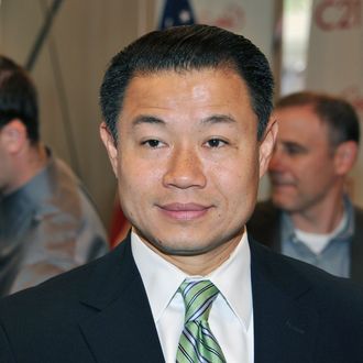 NEW YORK, NY - SEPTEMBER 21: New York City Comptroller John C. Liu attends the ribbon cutting ceremony at the grand opening of the Upper West Side's Century 21 department store on September 21, 2011 in New York City. (Photo by Slaven Vlasic/Getty Images)