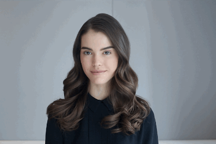 Beauty GIF: How to Get Really Shiny Hair