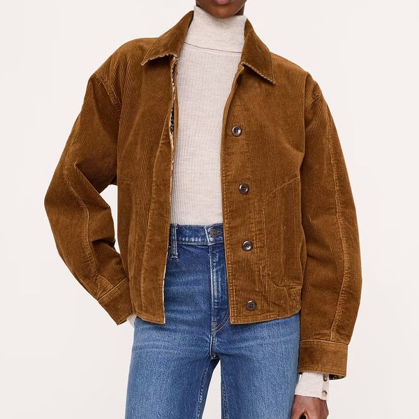 Banana Republic Corduroy Bomber Jacket