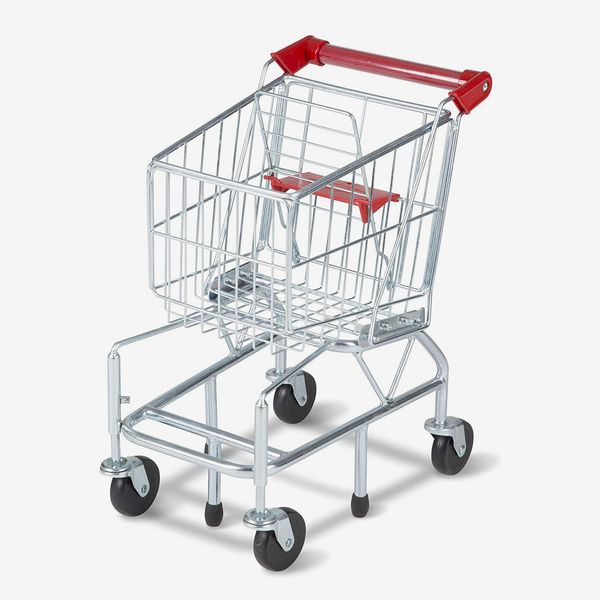 Melissa & Doug Metal Grocery Shopping Cart Toy