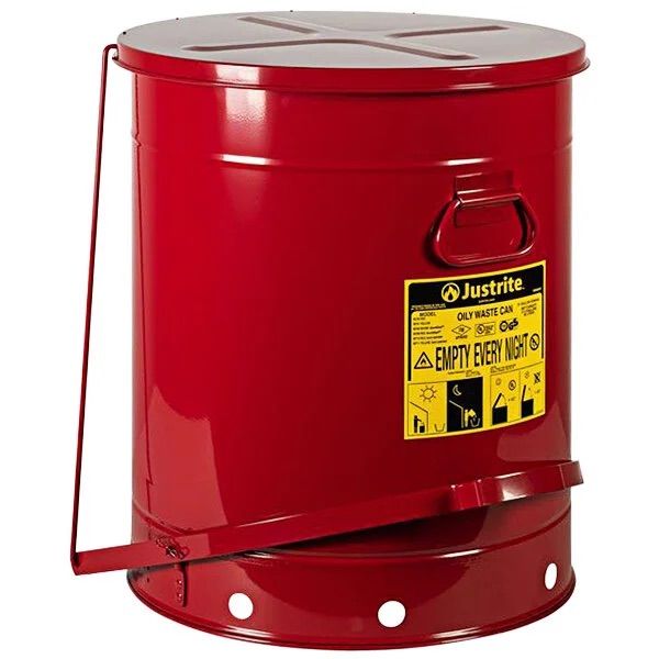 Justrite Oily Waste Can