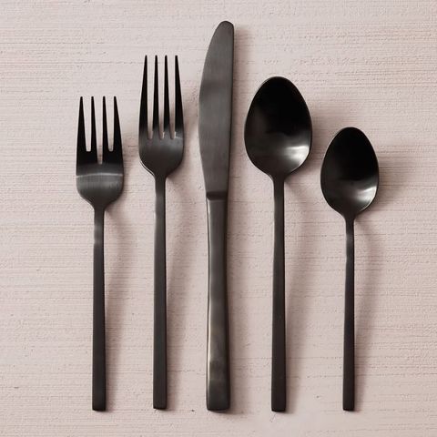 Cambridge Silver Seyon Mirror Flatware – Stainless Steel Glossy Silverware – West Elm Style – CHOICE