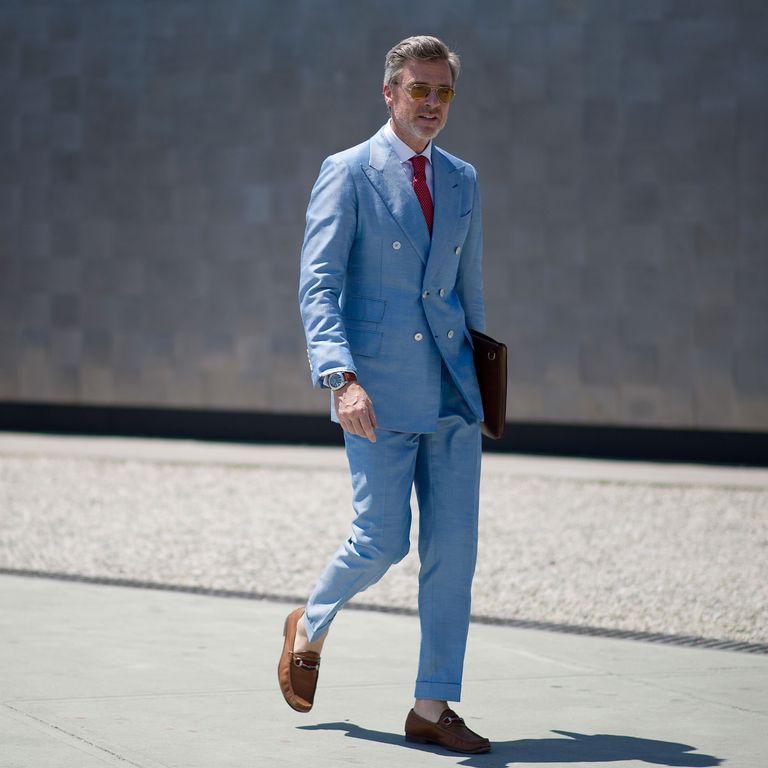 Street Style: Swagger and Blues at Pitti Uomo