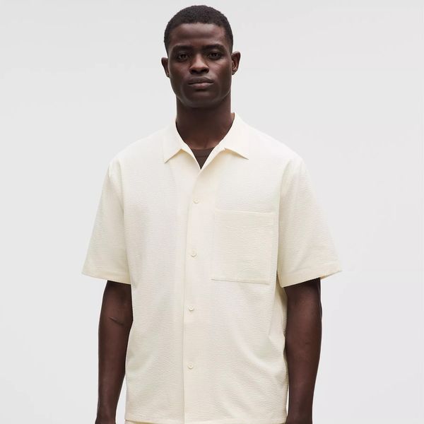 Lululemon Airing Easy Camp-Collar Shirt Textured