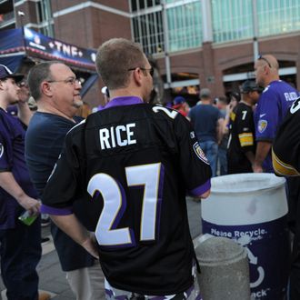 Ray Rice Ravens Jerseys: Fans Wear Them After Video of Domestic Abuse