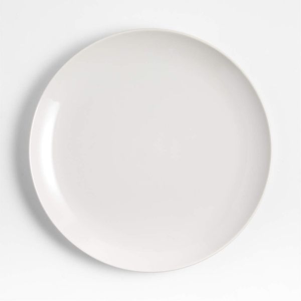 Crate & Barrel Hudson Natural Stoneware Dinner Plates