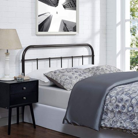 Modway Serena Rustic Farmhouse Style Steel Metal Queen Headboard