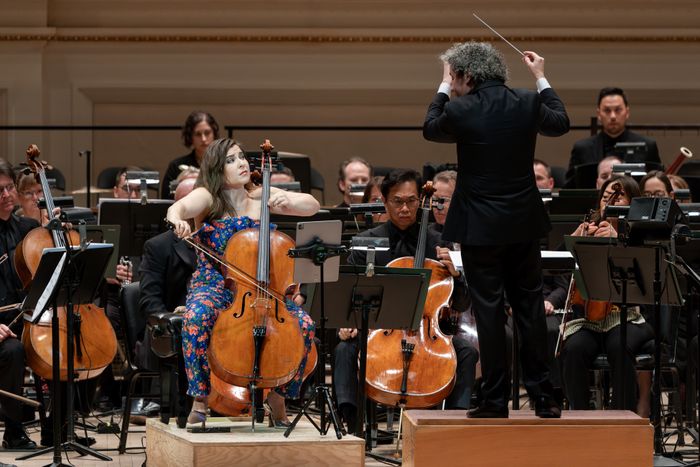 The cellist Alisa Weilerstein performs with Gustavo Dudamel and the L.A. Philharmonic.