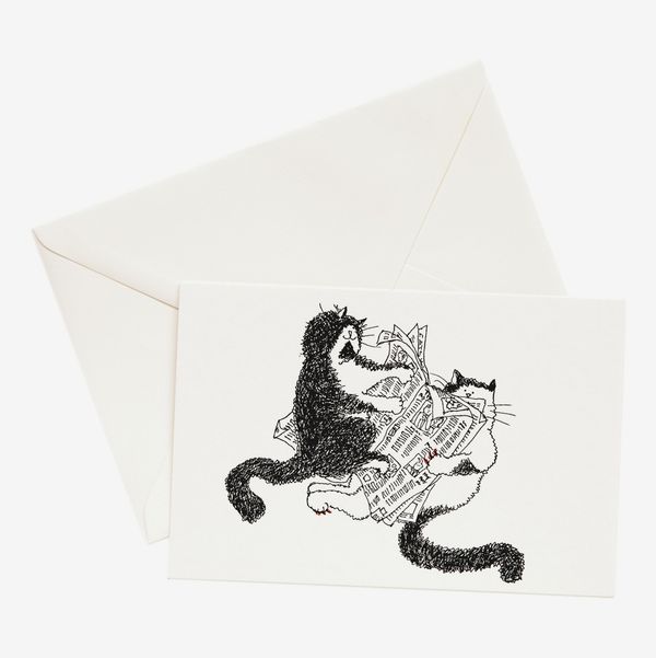 Astier de Villatte Card + Envelope - Grace Coddington - “Blanket’s Reading”