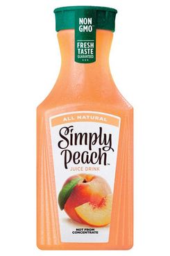 Simply Peach All Natural Juice Drink