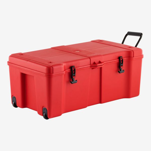 Red Ultra Storage Trunk with Wheels