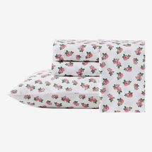Betsey Johnson Teeny Tiny Roses Cotton Percale Sheet Set Collection