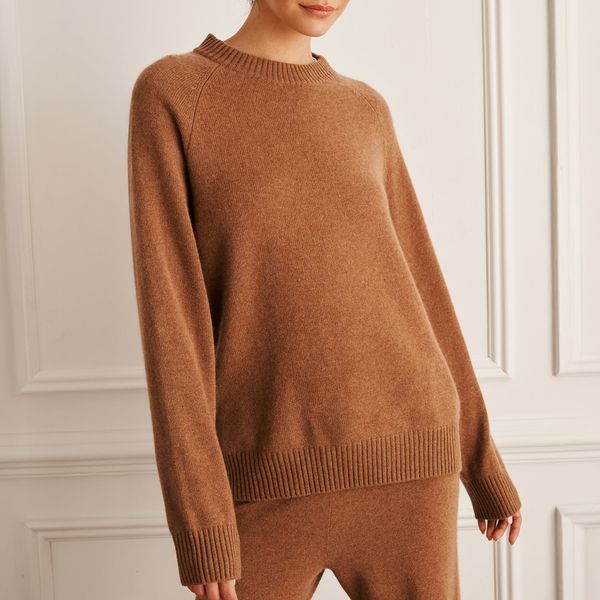 Naadam Luxe Cashmere Oversized Crewneck Sweater
