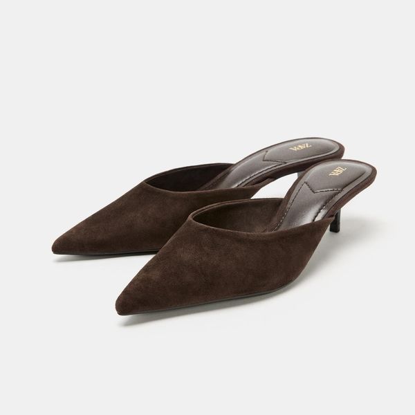 Zara Suede Mules