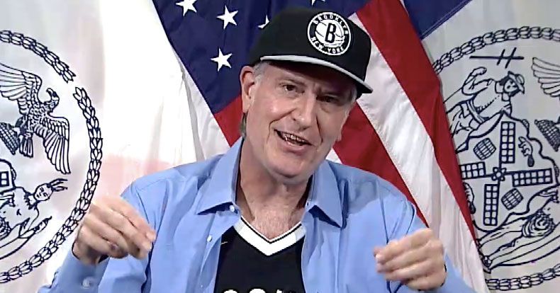 Bill de Blasio’s Nets Jersey and Shake Shack Senioritis